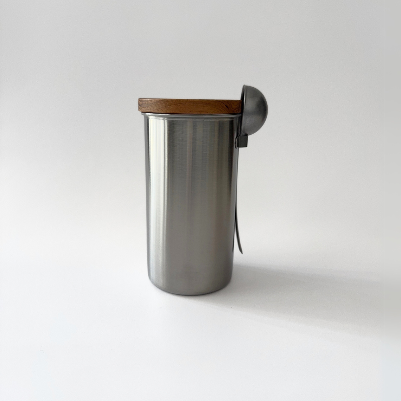 Coffee Canister with Spoon