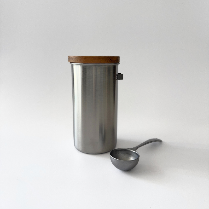 Coffee Canister with Spoon