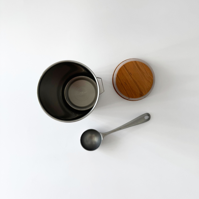 Coffee Canister with Spoon