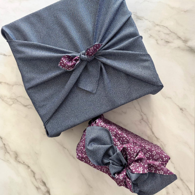 Reversible Furoshiki (Japanese Wrapping Cloth)