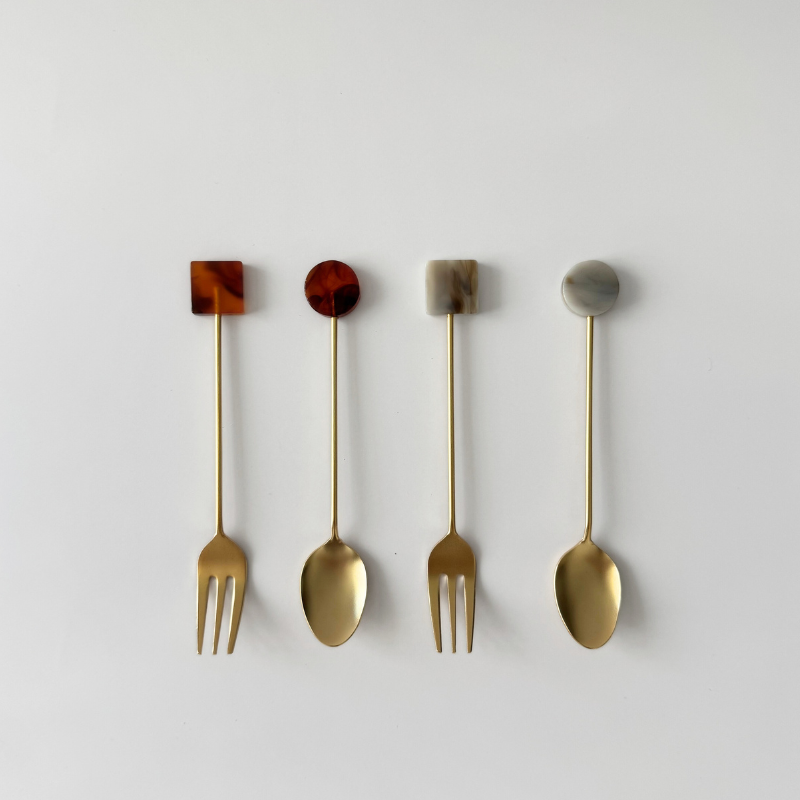 Cutlery Set – 2 Teaspoons & 2 Cake Forks
