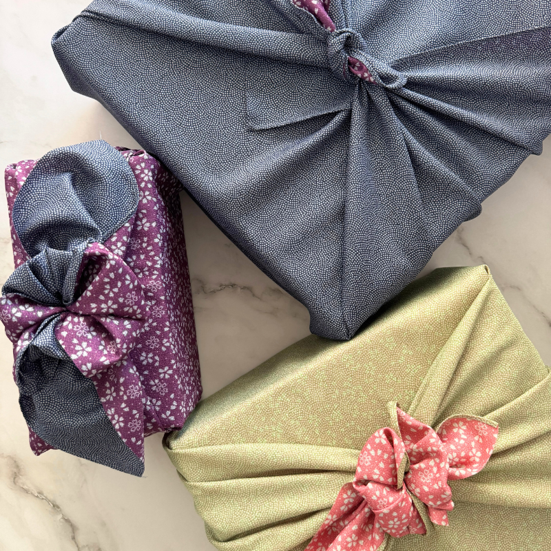 Reversible Furoshiki (Japanese Wrapping Cloth)