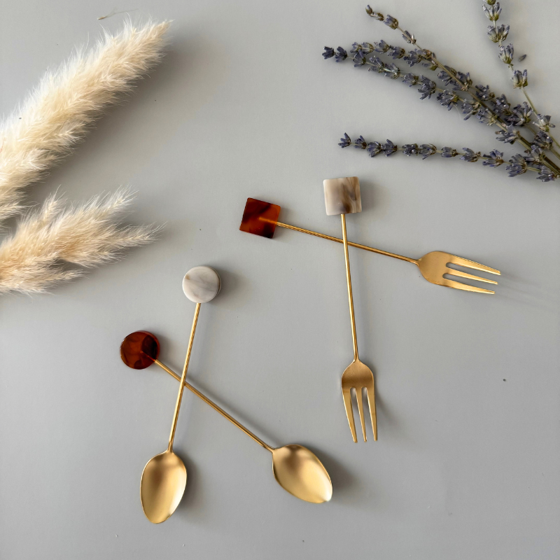 Cutlery Set – 2 Teaspoons & 2 Cake Forks