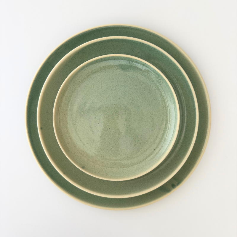 3-Piece Plate Set (Large, Medium & Small Sizes)