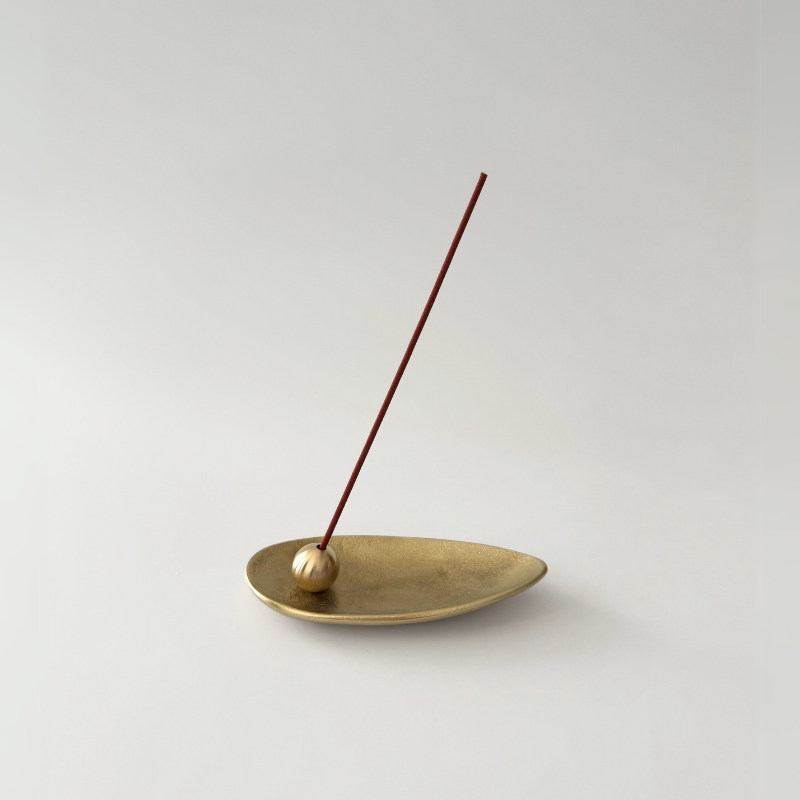 Incense Holder – Bamboo (Gold)