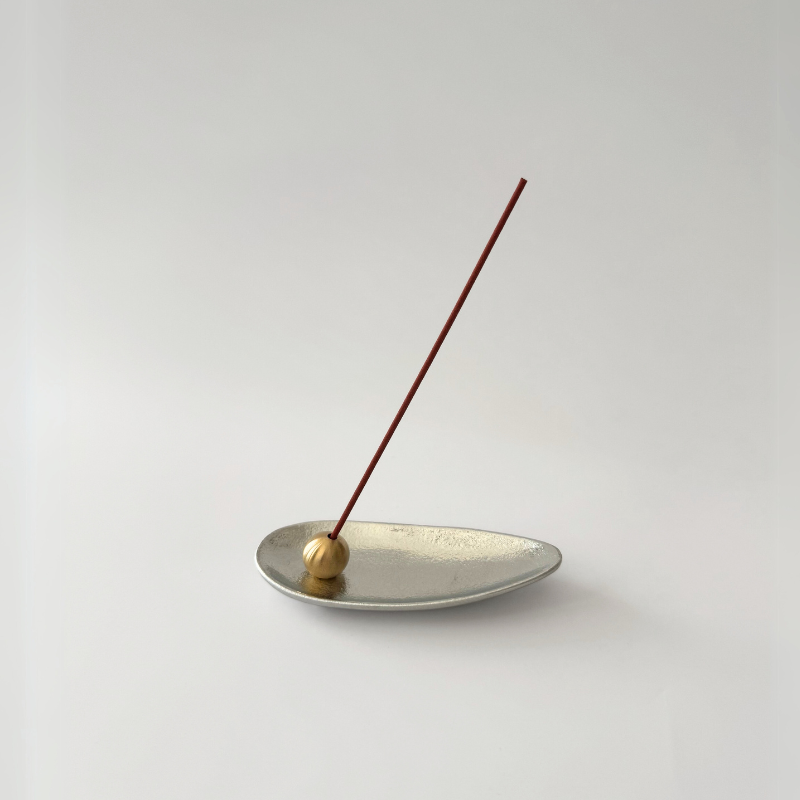 Incense Holder – Bamboo (Silver)
