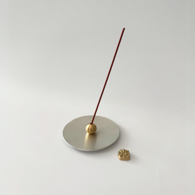 Incense Holder – Round (Silver)