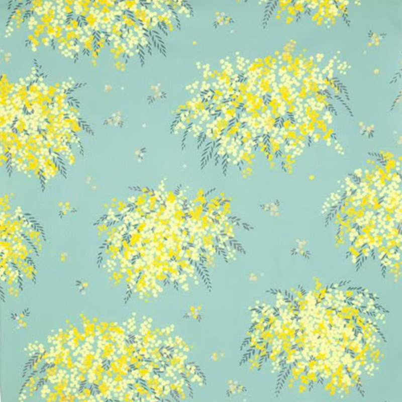Mimosa Furoshiki (Japanese Wrapping Cloth)