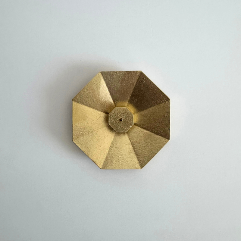 Incense Plate – Eight Trigrams (Gold)